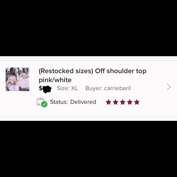 Final SALE🌴Off the shoulder top with a front tie - Picture 10 of 11